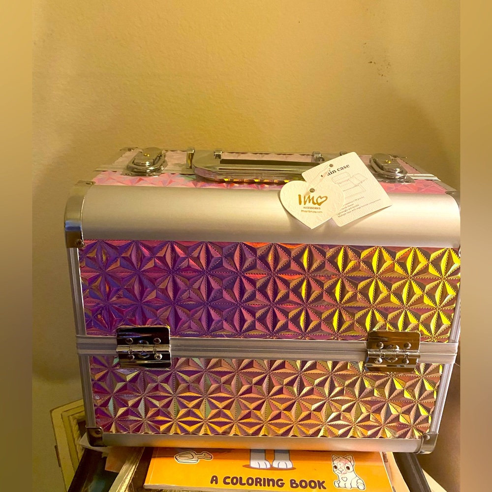 super fab Train Case neon electric